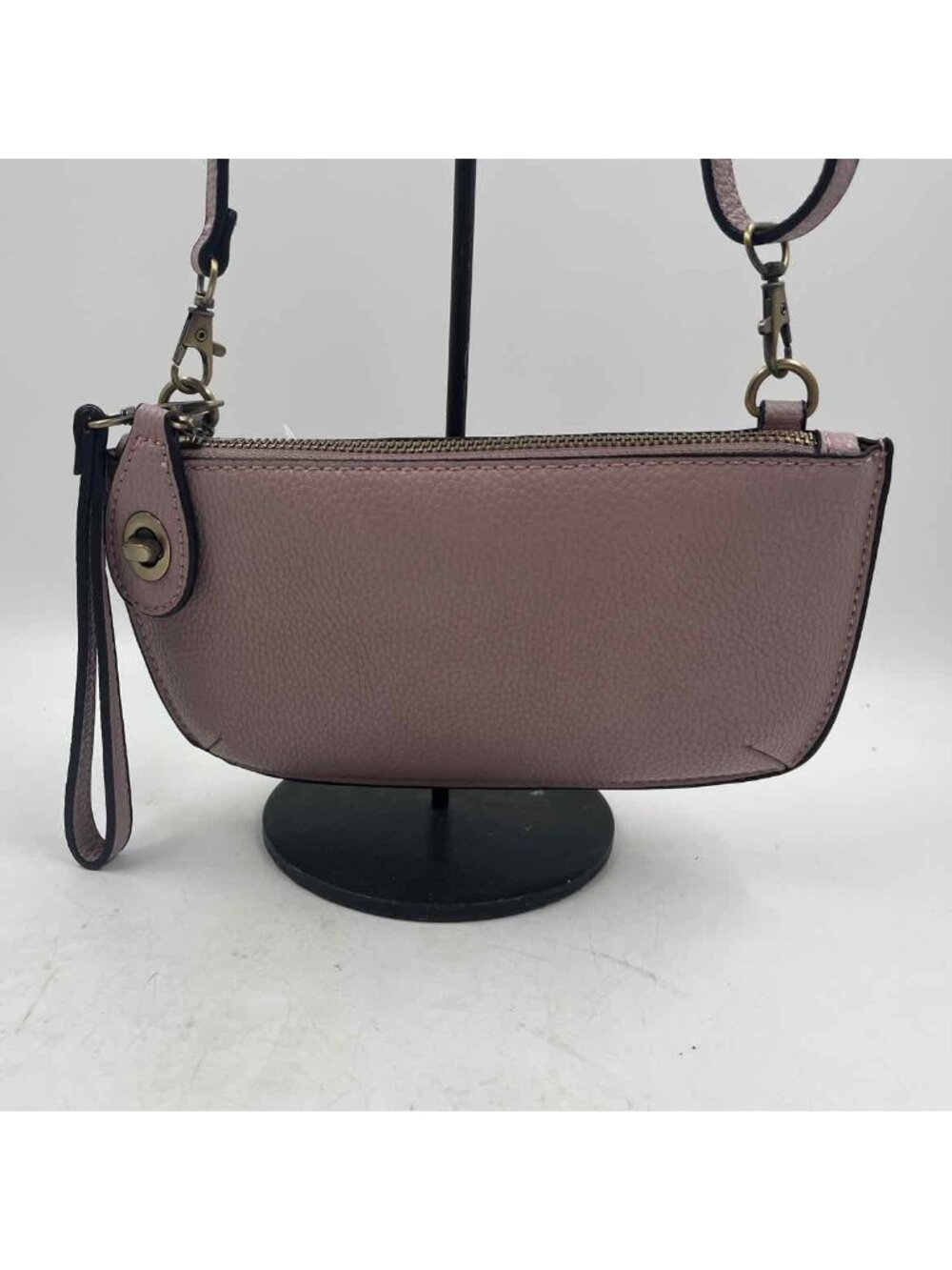 Joy Susan Women's Purple Lavender pebbled Purse Crossbody